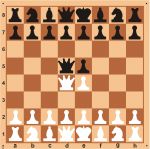  Доска шахматная демонстрационная переносная 40 см