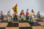 Оловянные шахматы "Битва при Ватерлоо"