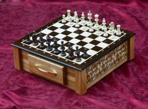 Элитный ларец из венги и дуба ― Магазин шахмат